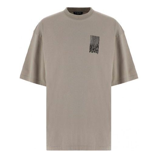 

Футболка Balenciaga Barcode T-Shirt 'Grey', серый