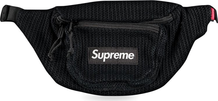 

Сумка Supreme String Waist Bag Black, черный