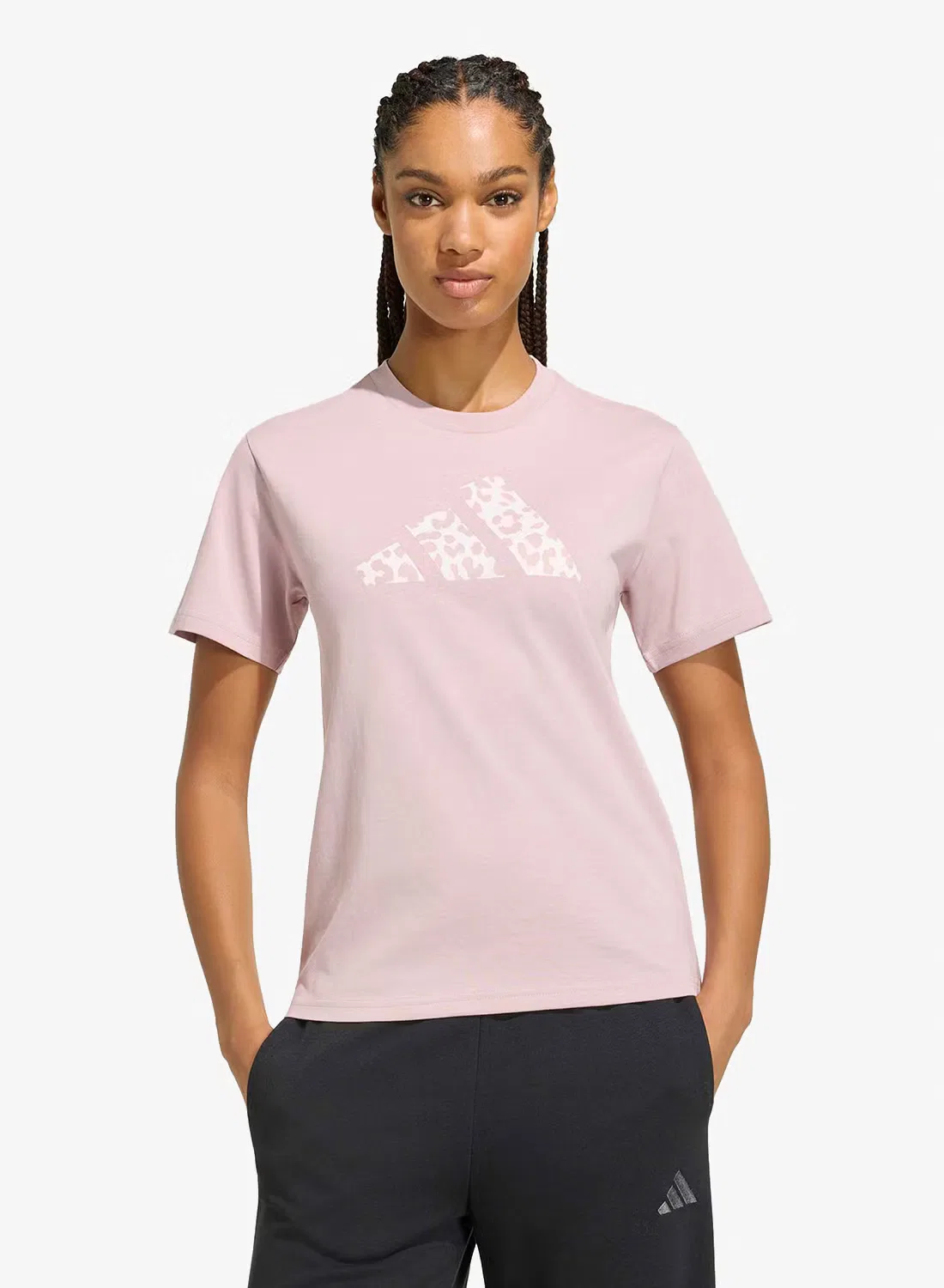 Футболка с принтом Animal graphic Adidas, двухцветный