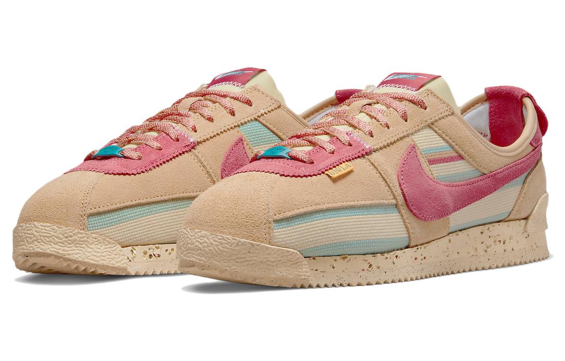 Кроссовки Nike Cortez SP Union Sesame, коричневый/розовый — фото 3