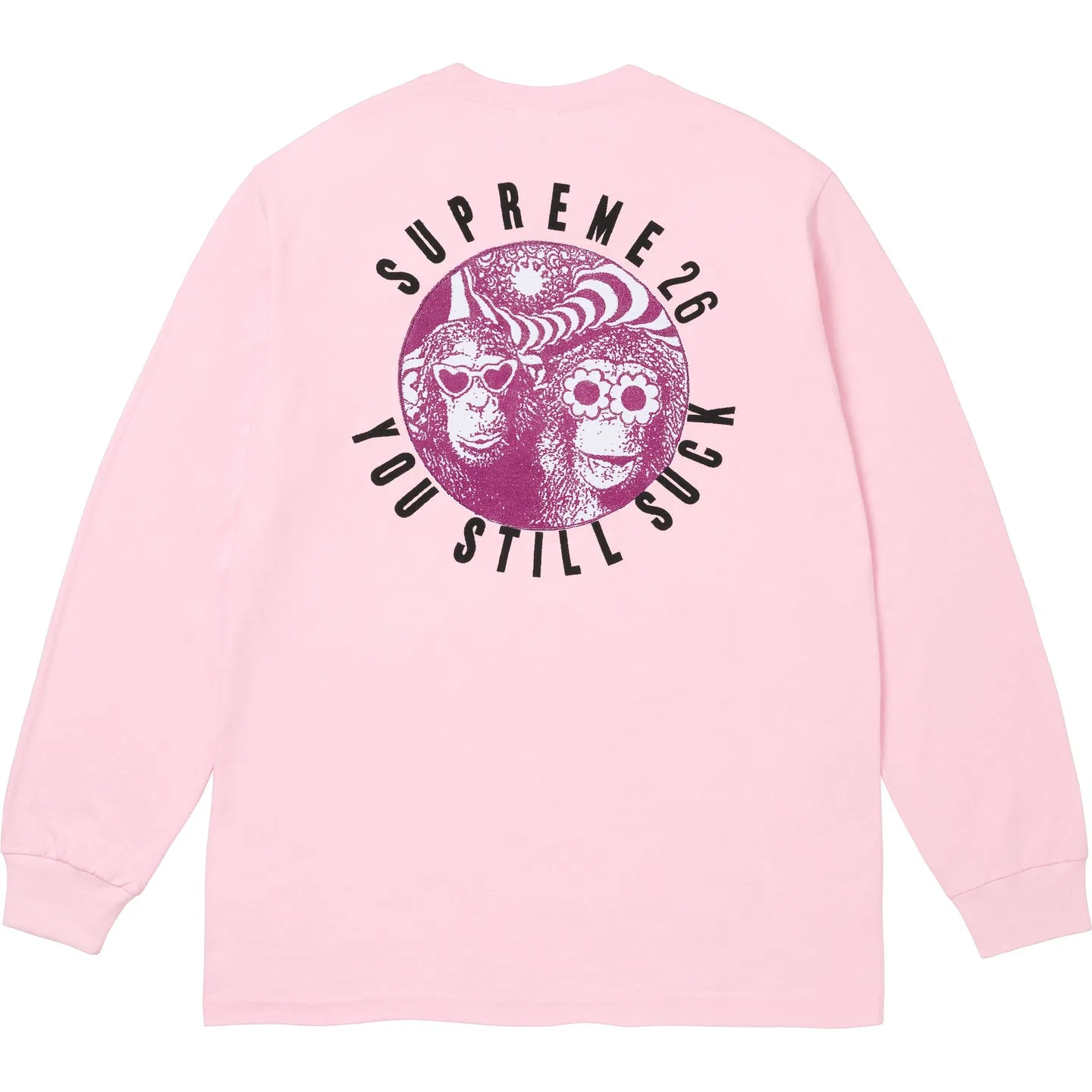 Детская футболка с круглым вырезом Light Pink Supreme