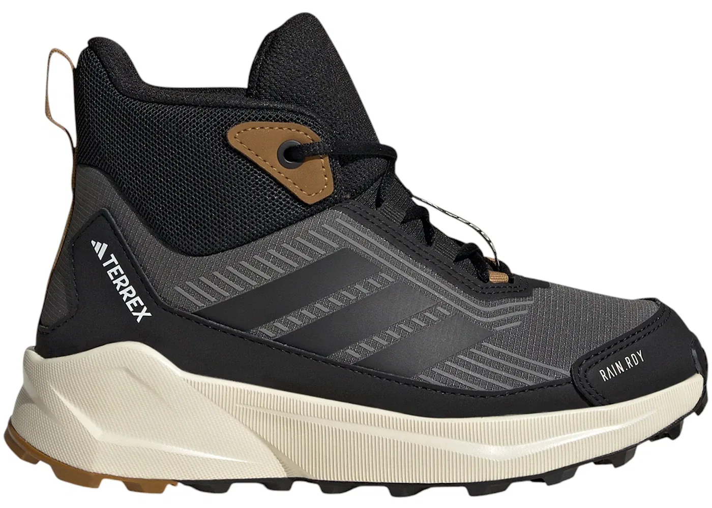 Детские кроссовки для активного отдыха Terrex Trailmaker 2 Mid Rain.RDY Adidas, Grey Six Core Black Bronze Strata