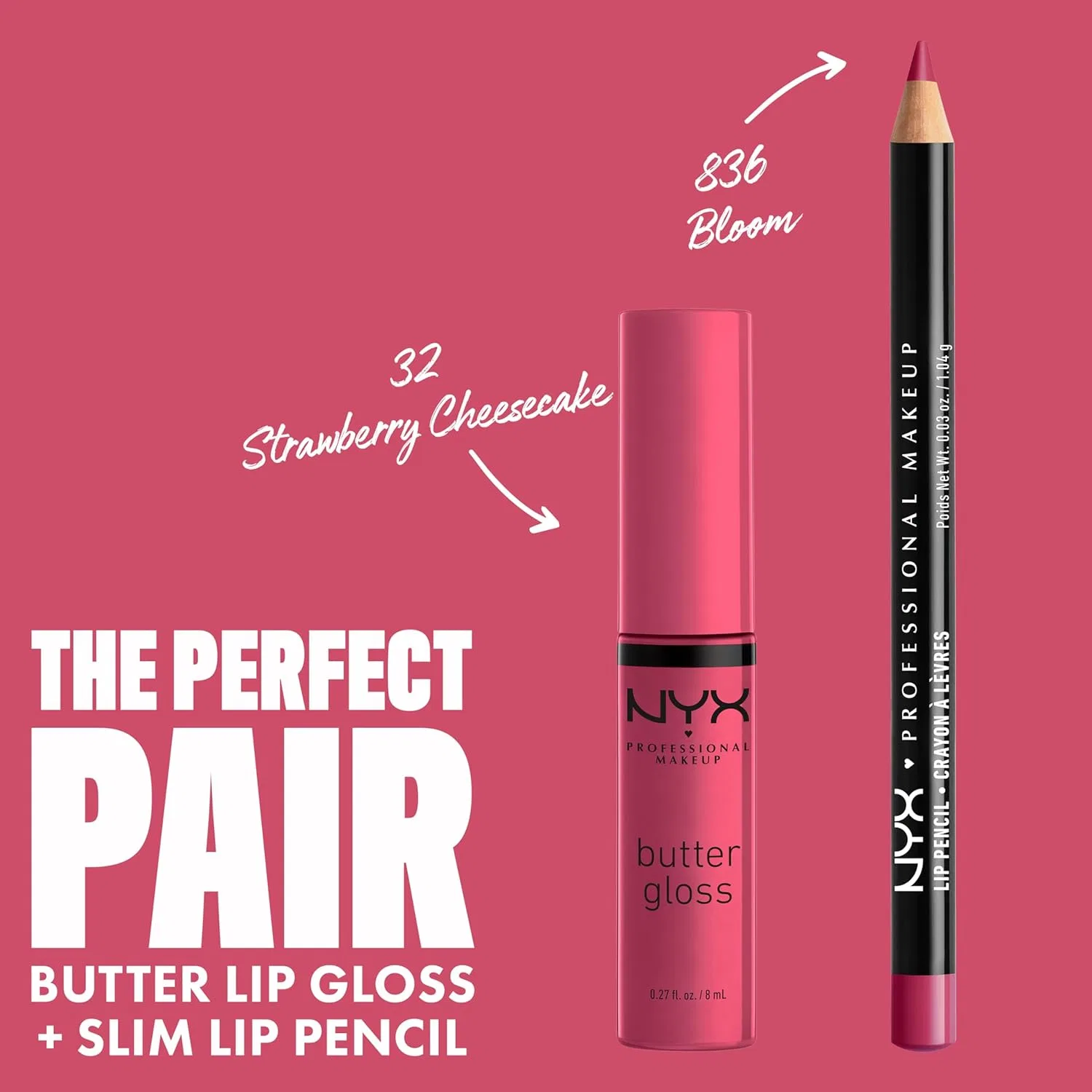 Блеск для губ Buttery Soft, стойкий, NYX PROFESSIONAL MAKEUP, 7.65 г, Pink — фото 4