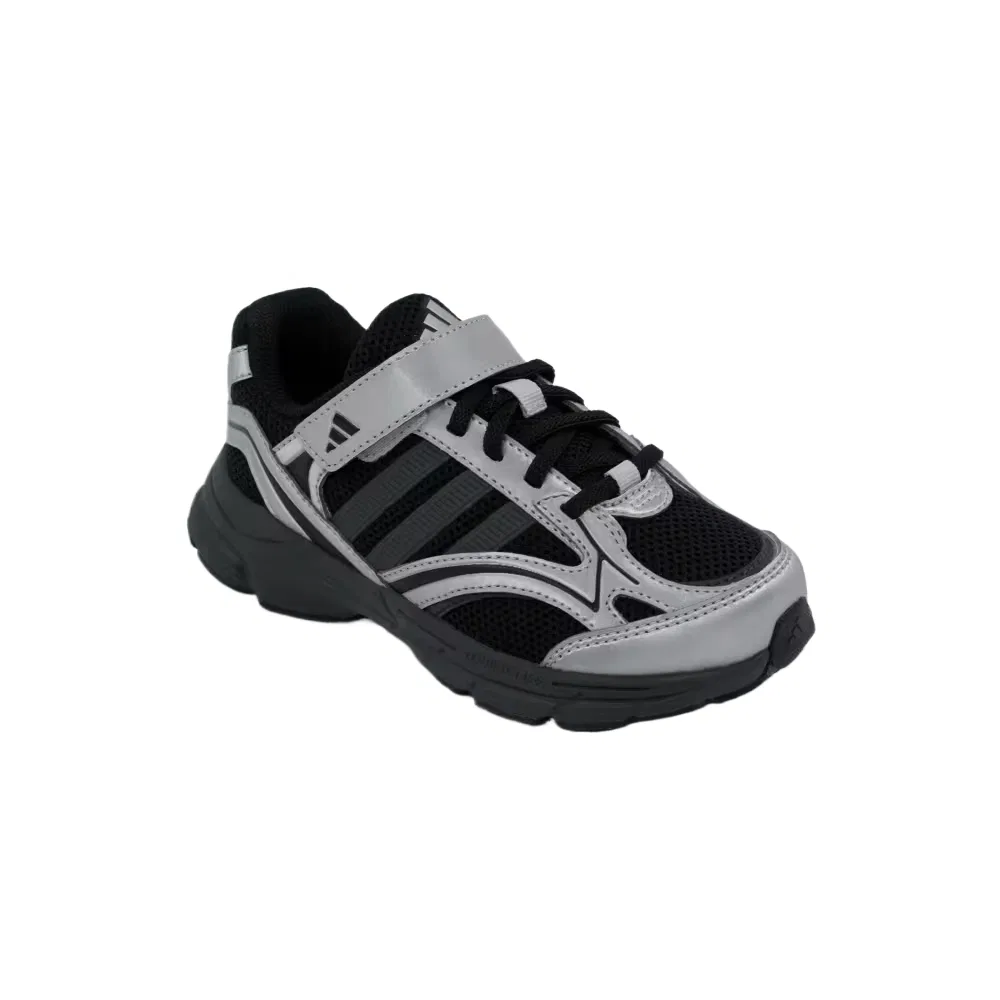 Детские кроссовки с низким верхом Adidas, Core Black Gray Six Silver Metallic — фото 4