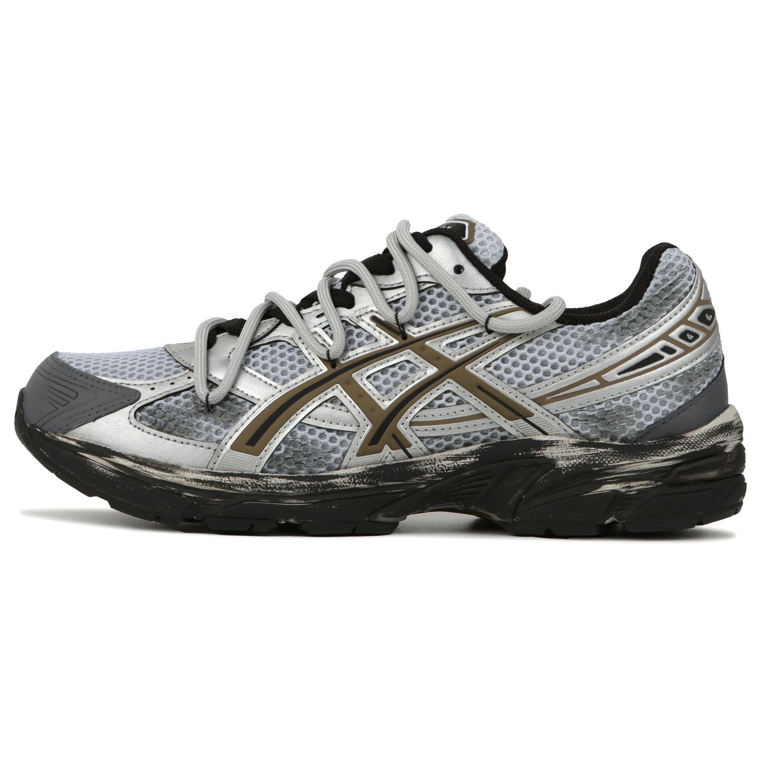 

ASICS Gel 1130 амортизирующие износостойкие низкие кроссовки для бега unisex silver black