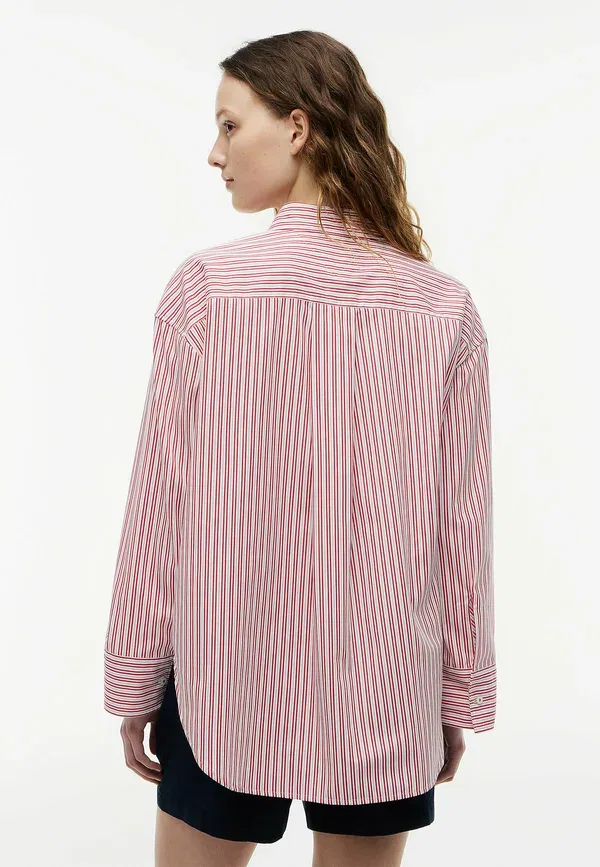Блуза Tommy Hilfiger, модель rwb summer stripe, цвет бело-сине-красная полоска — фото 3