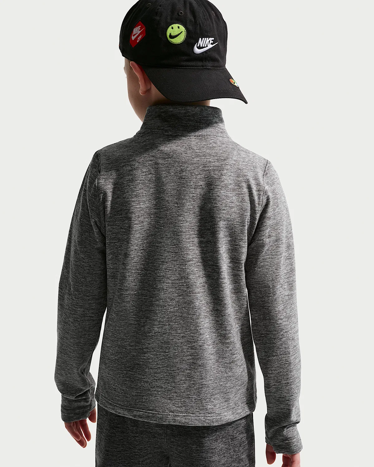 Детский комплект из двух предметов Quarter-Zip Sunset Nike, Black/Smoke Grey — фото 3