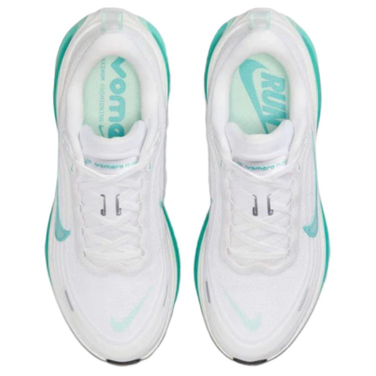 Nike Вомеро Плюс Уайт Бличд Терквайз Женские — Белый/Зеленый, цвет White/Green — фото 4