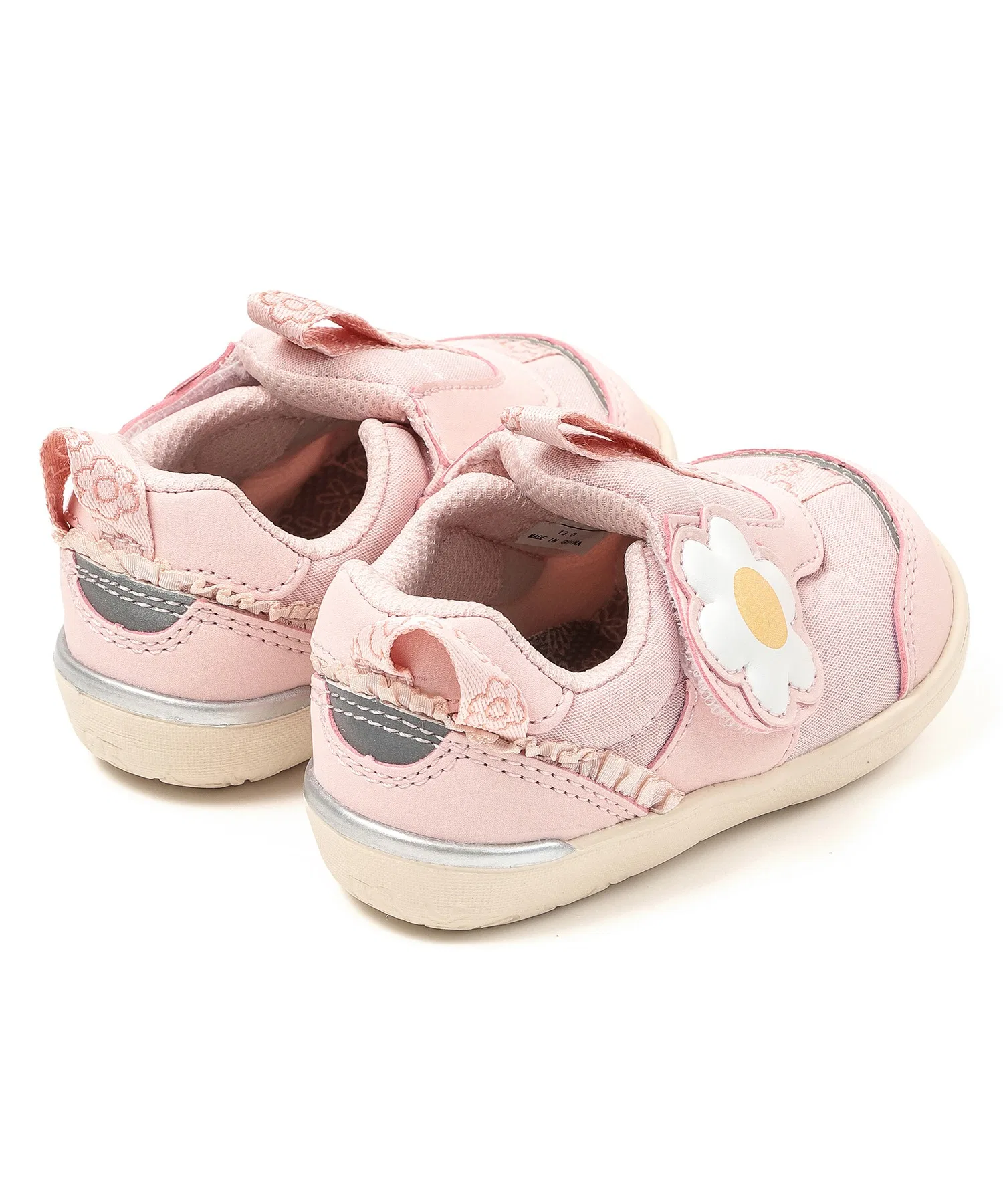 Детские кроссовки IFME CALIN Daisy с цветочным принтом фиолетовые — фото 2