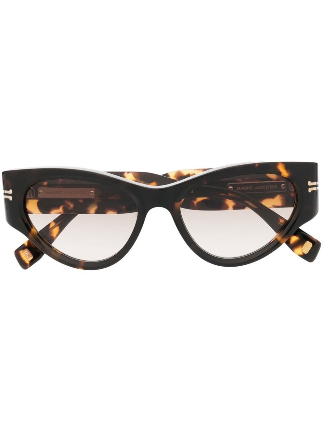 

Marc Jacobs Eyewear солнцезащитные очки в оправе 'кошачий глаз', коричневый