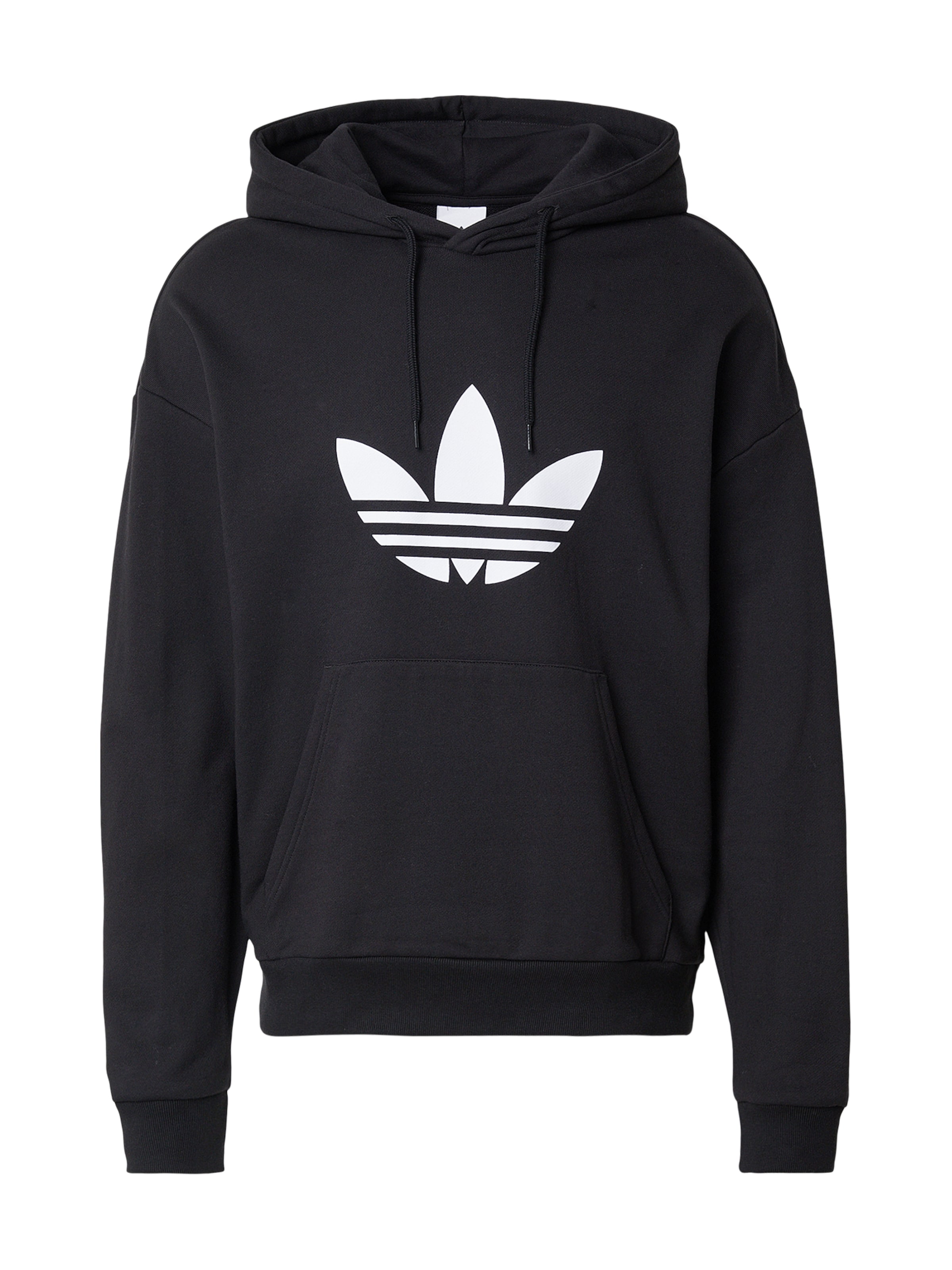 

Adidas Originals Толстовка 'TREFOIL' в черном цвете, Черный, Adidas Originals Толстовка 'TREFOIL' в черном цвете