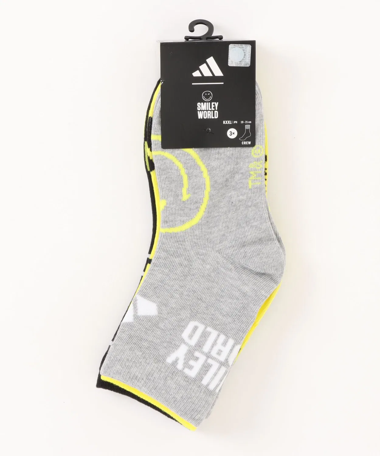 Носки детские 3 пары adidas Smiley crew