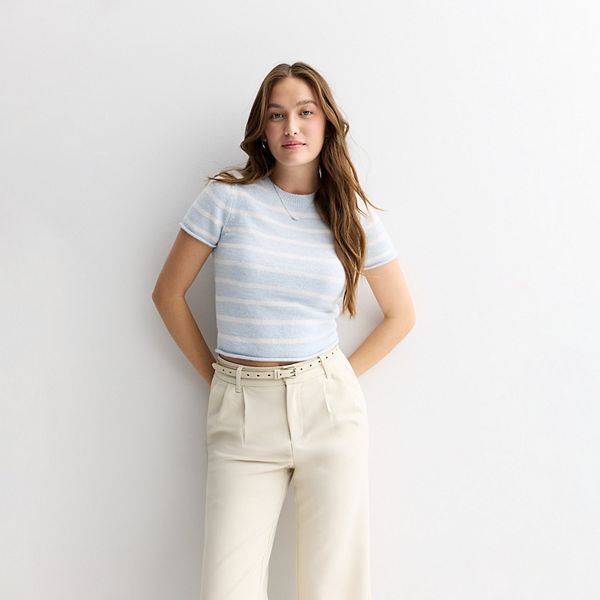 

Джемпер с коротким рукавом для подростков So, Light Blue Stripe