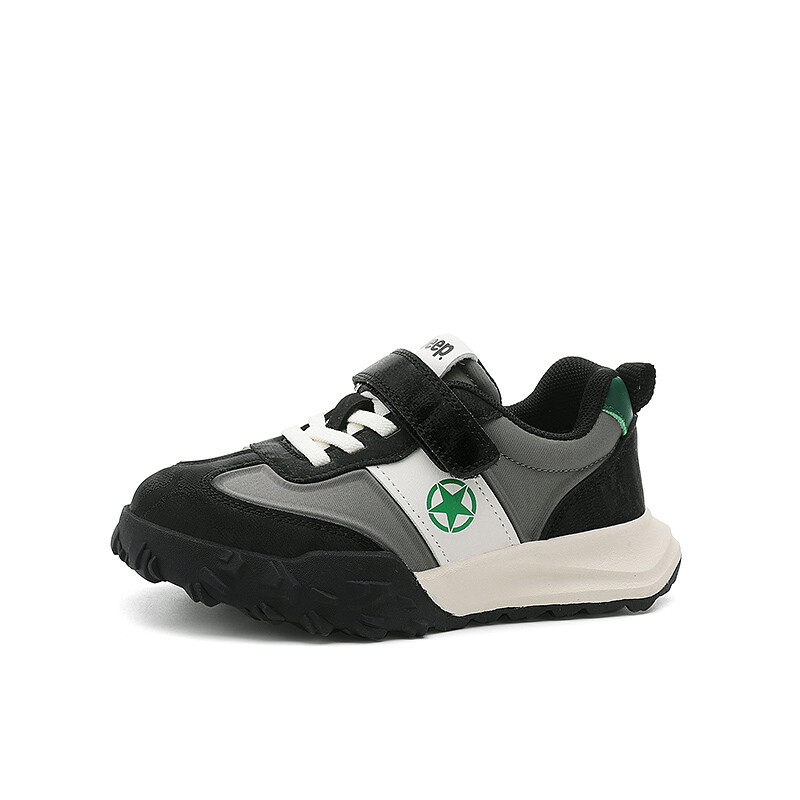 Кроссовки Jeep Kids Lifestyle Shoes Kids Low-top White, черный/белый/слоновая кость — фото 2