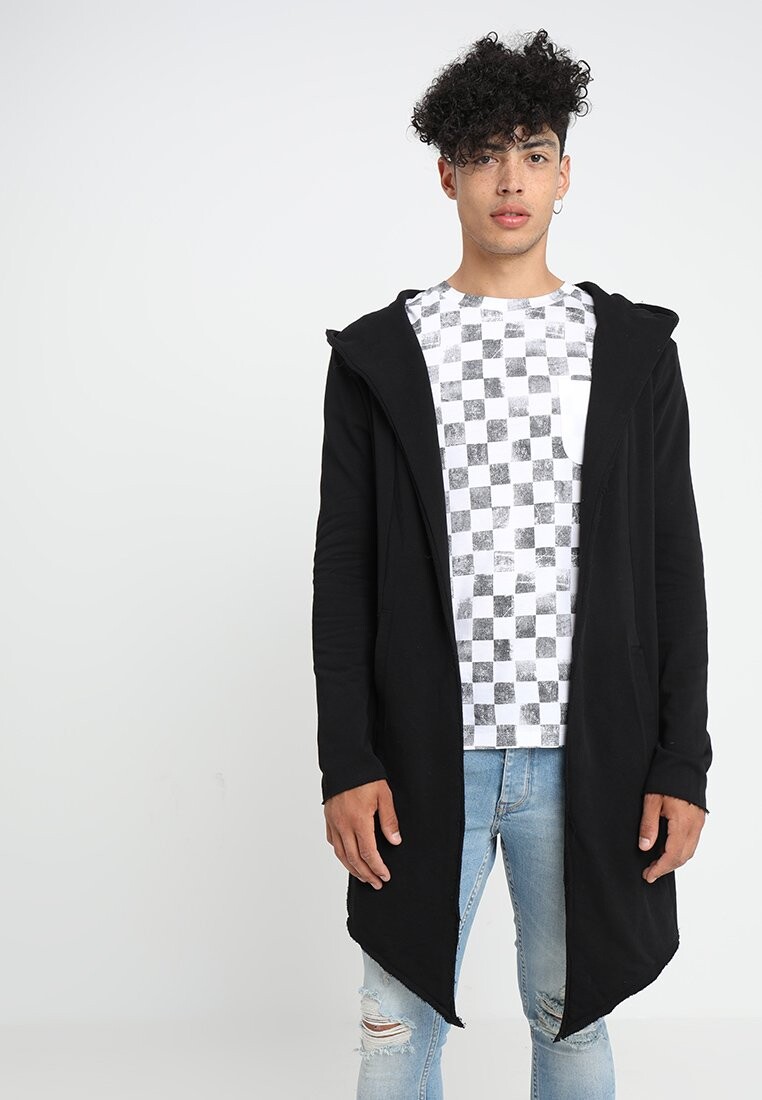 

Толстовка на молнии Urban Classics LONG HOODED OPEN EDGE, цвет Black, Черный, Толстовка на молнии Urban Classics LONG HOODED OPEN EDGE, цвет Black