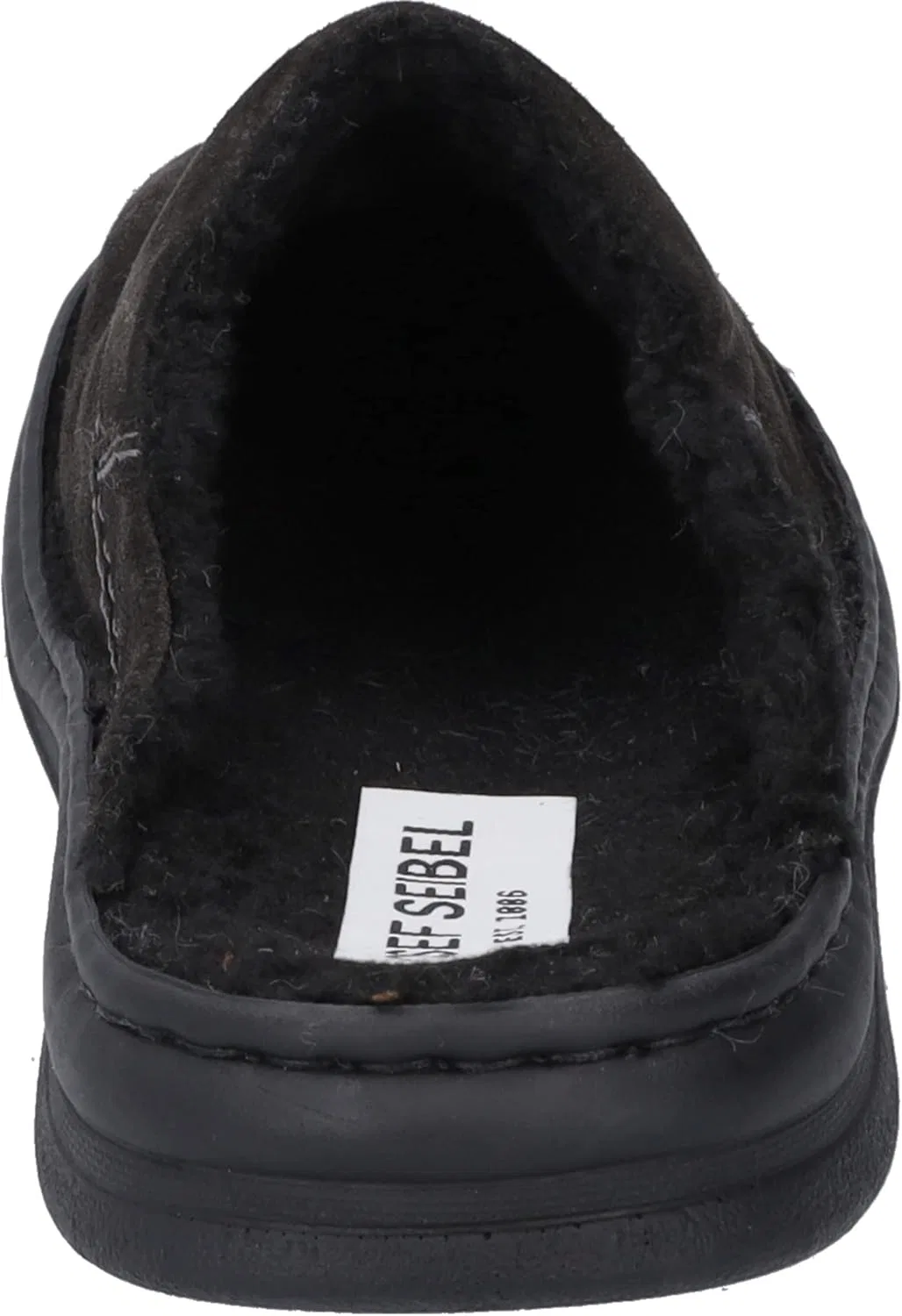 Мужские домашние тапочки Josef Seibel Max 67, ширина G (стандартная), Black — фото 3