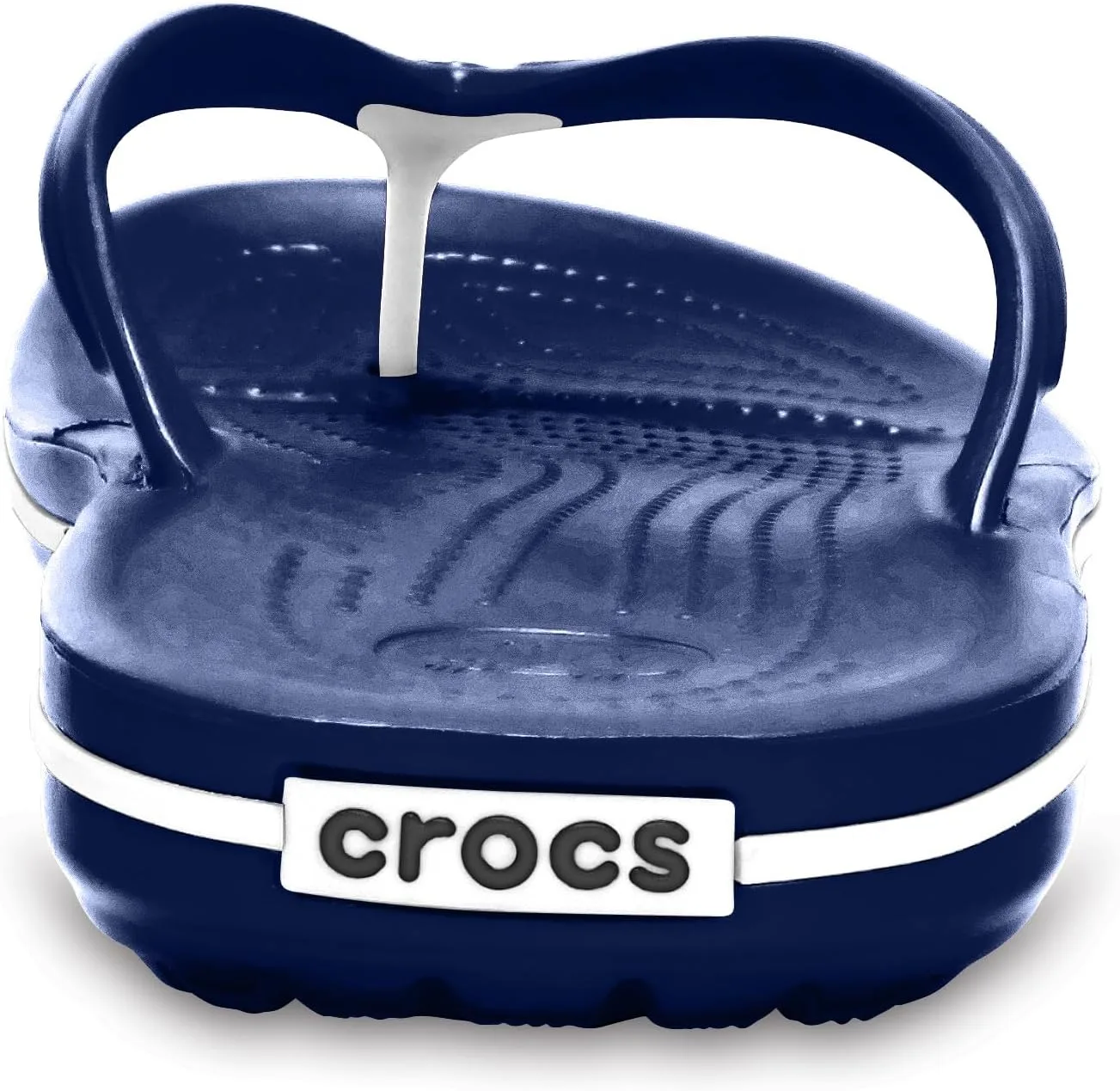 Шлепанцы Crocs Crocband Flip, темно-синий — фото 2