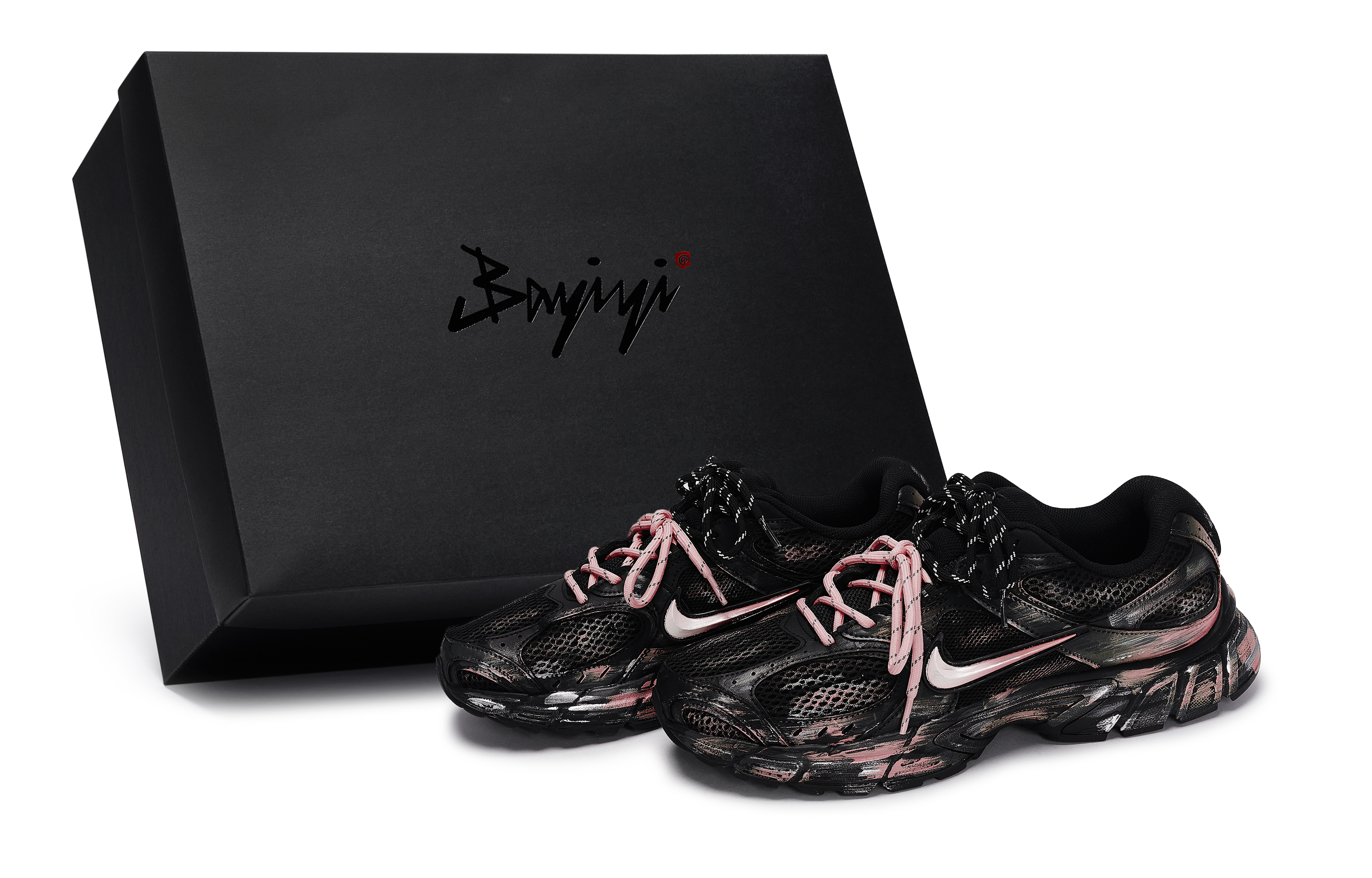 

Nike Кроссовки для бега V5 RNR с низким верхом, устойчивые к истиранию, мужские, черно-серебристые