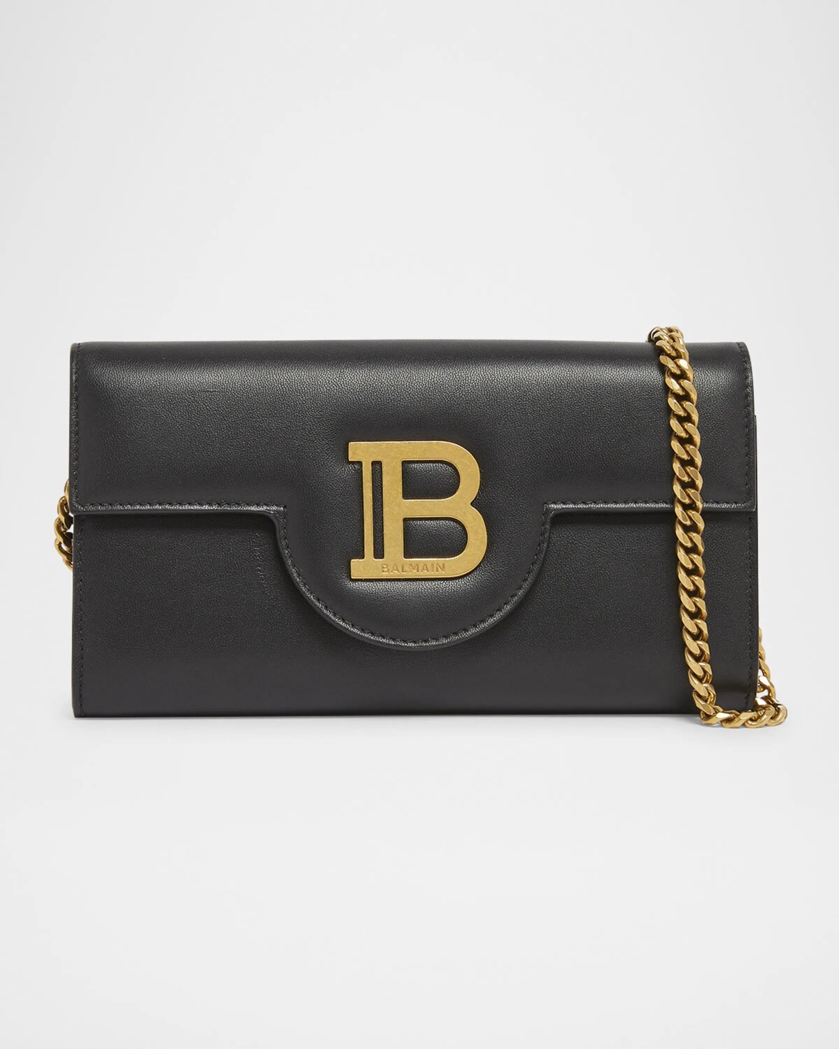 

Кошелек B Buzz на цепочке из телячьей кожи Balmain, цвет 0Pa Noir