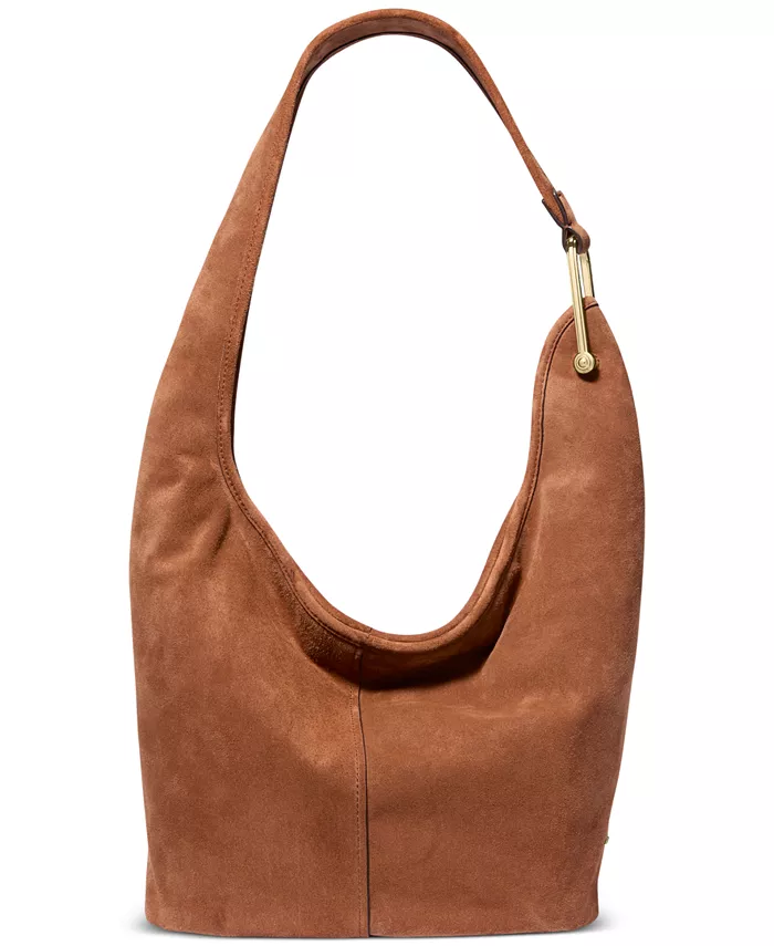 

Сумка-хобо Sonny Suede Medium через плечо Michael Kors, коричневый