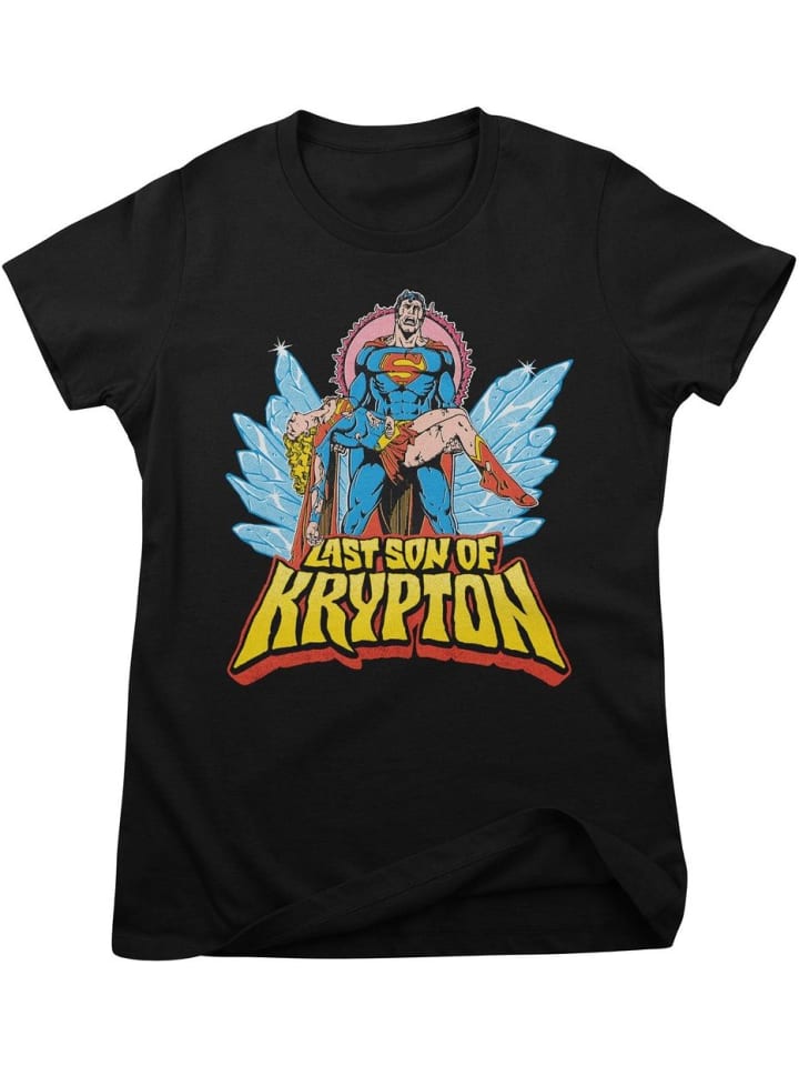 

Футболка Last Son Of Krypton Girly Tee черного цвета Superman, Черный, Футболка Last Son Of Krypton Girly Tee черного цвета Superman