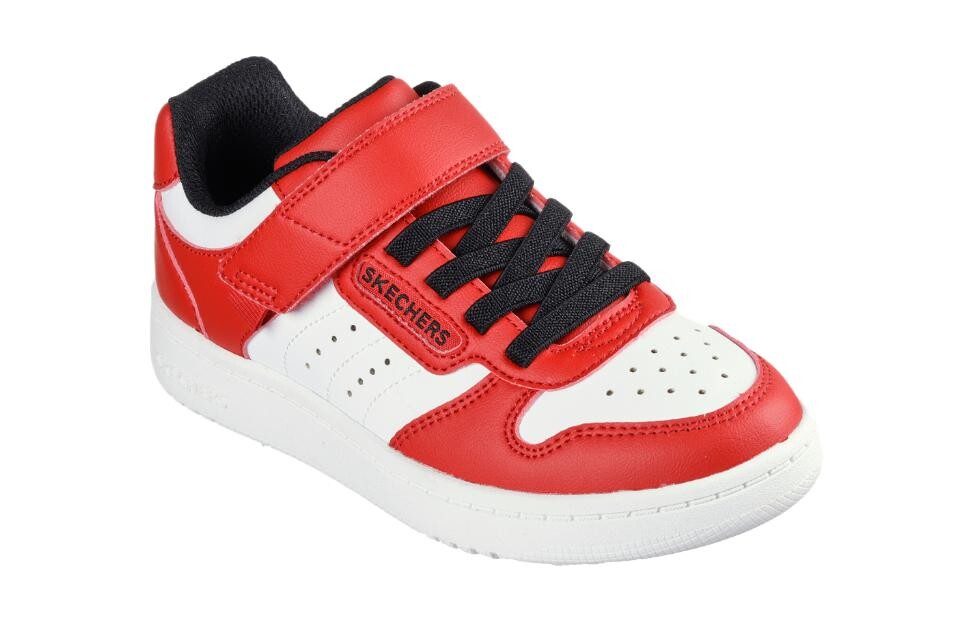 Детские кроссовки для скейтбординга Kids Low-top Red And White Skechers, красный — фото 3