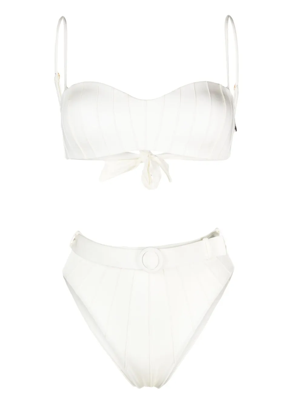 

Бикини с завышенной талией Noire Swimwear, нейтральный