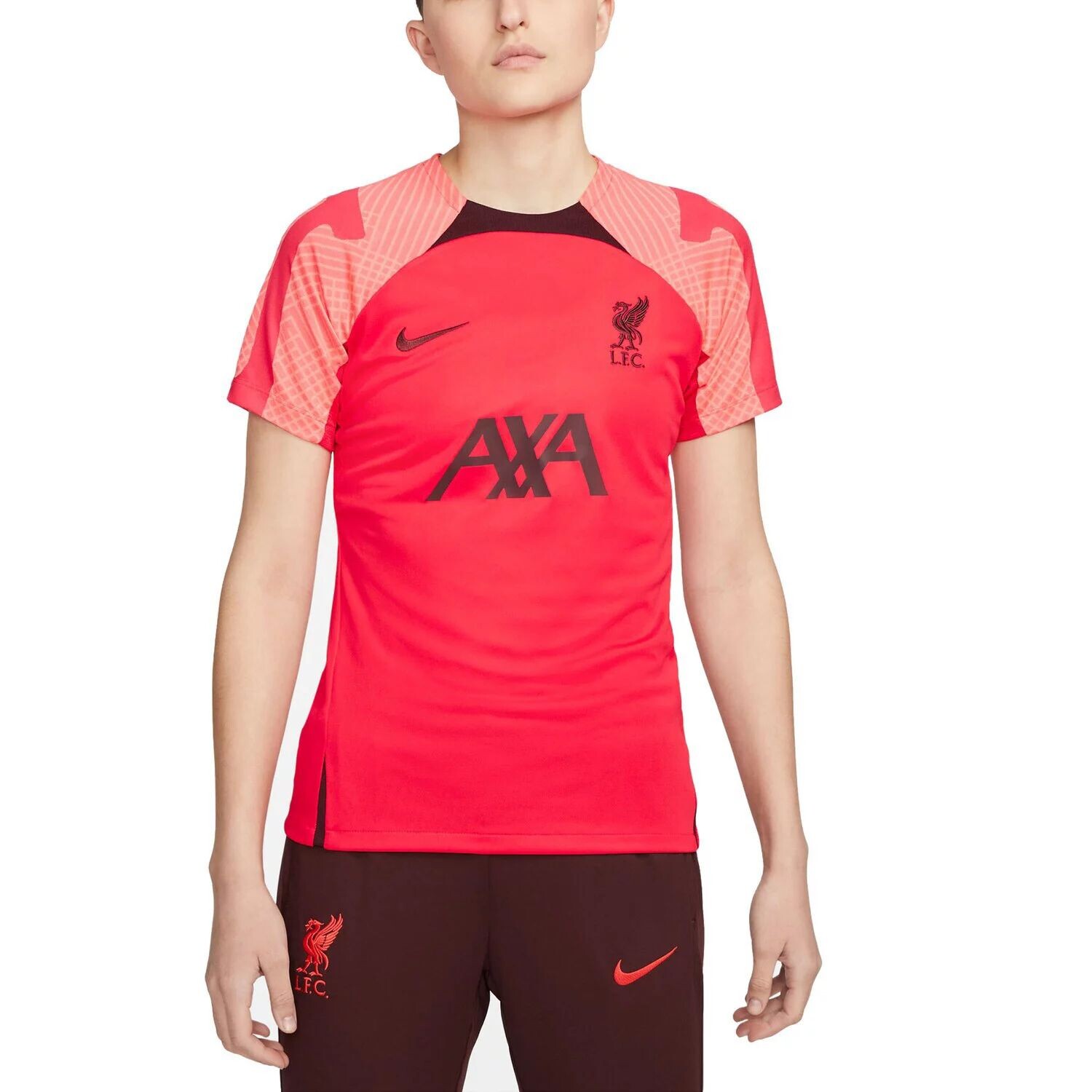 

Женская футболка Nike Red Liverpool 2022/23 Strike Performance Nike