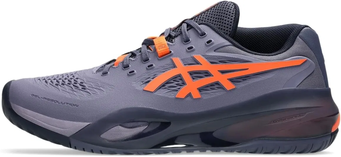 Кроссовки для тенниса ASICS Gel-Resolution X, Greyish Purple/Nova Orange