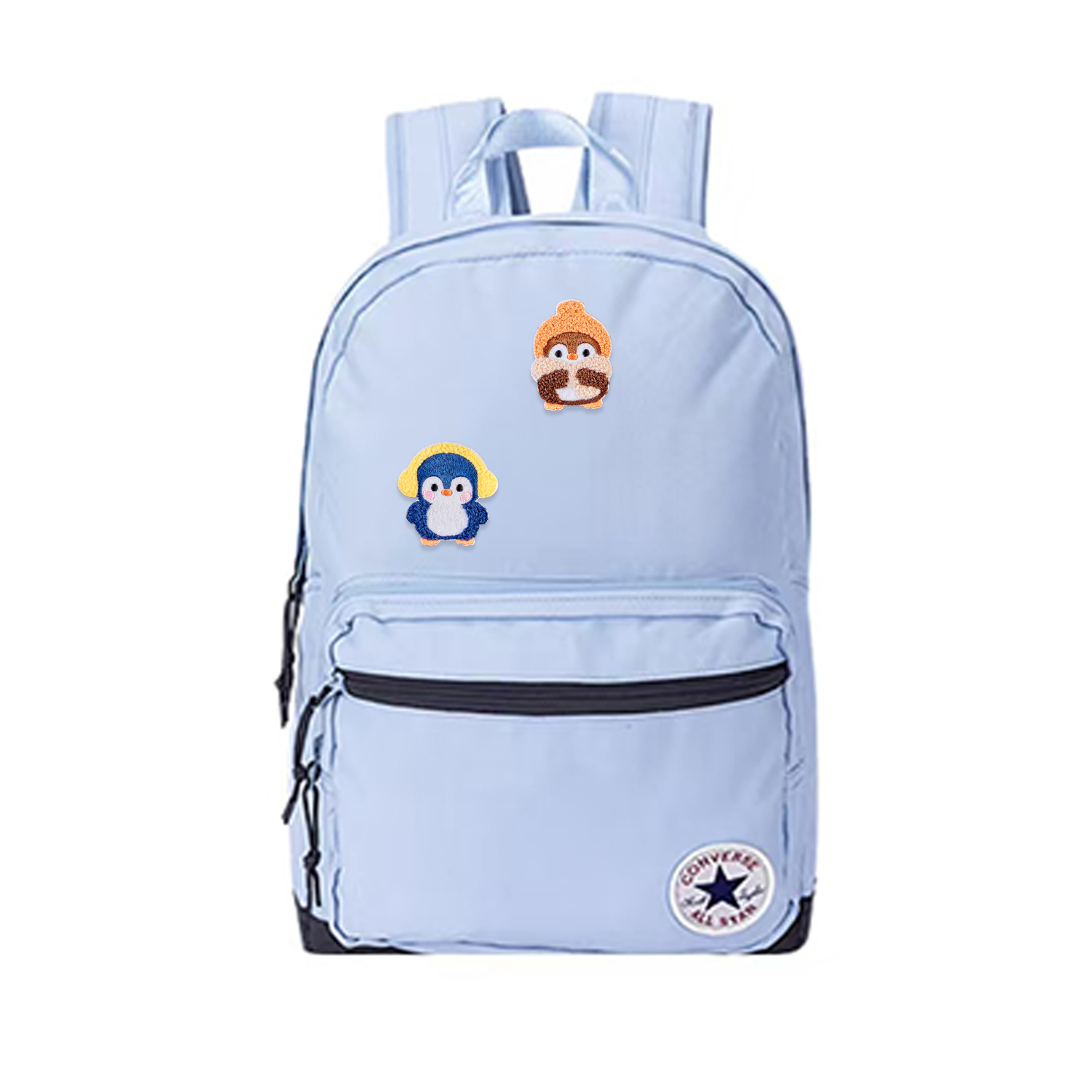 

Converse Средний рюкзак из полиэстера для женщин Light Haze Blue, Star Dot Falls