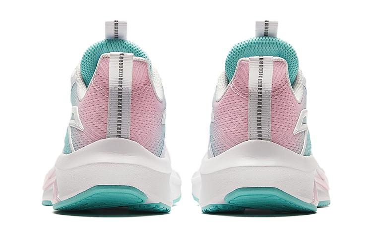 Antakids Surprising Wave Lite Low Top детские беговые кроссовки белый розовый зеленый — фото 4