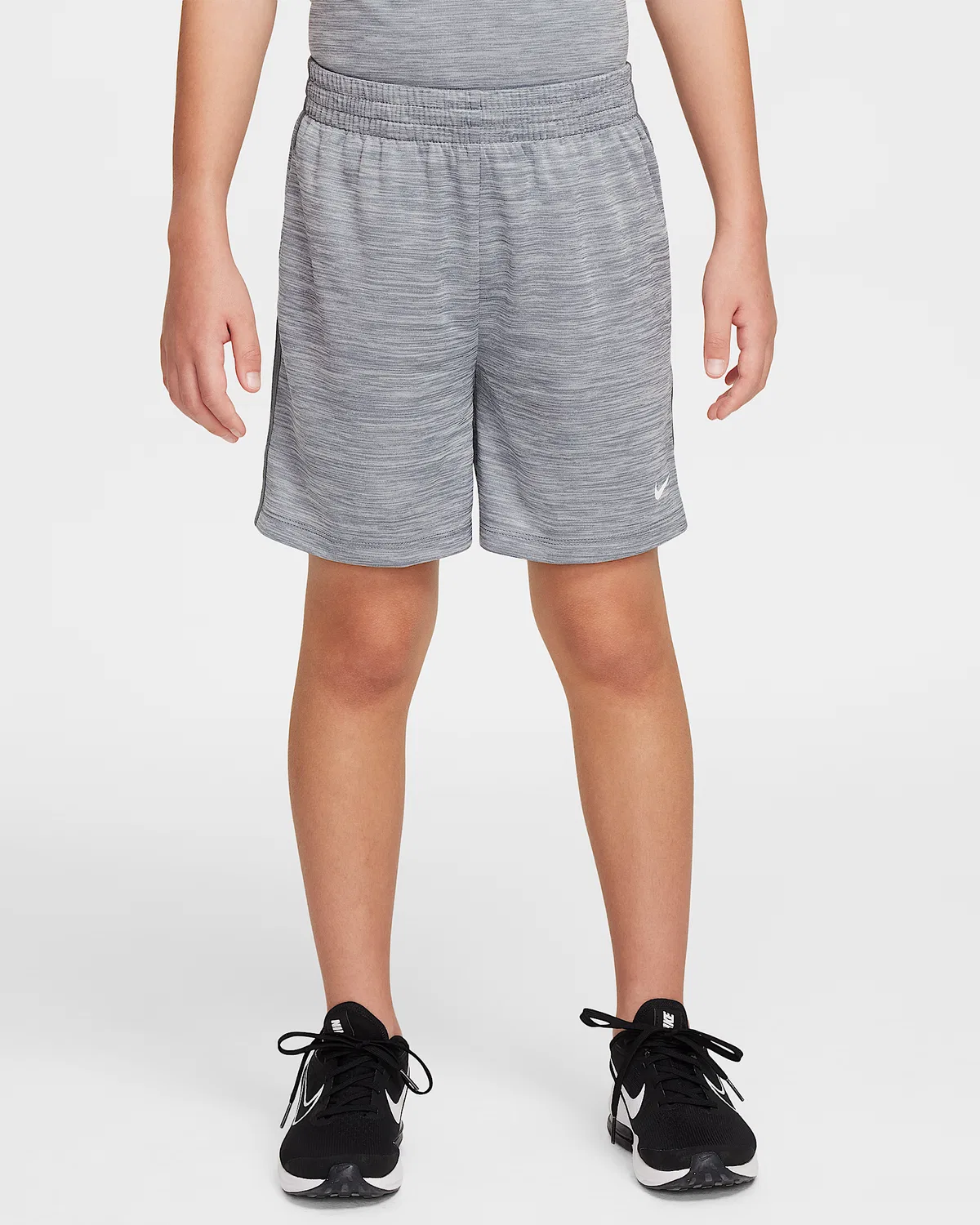 Детские шорты Nike Dri-FIT Big Kids' (Boys') Multi, Smoke Grey/Photon Dust/Smoke Grey/White