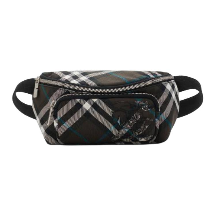 

Burberry Полиэстер поясная сумка small мужская brown