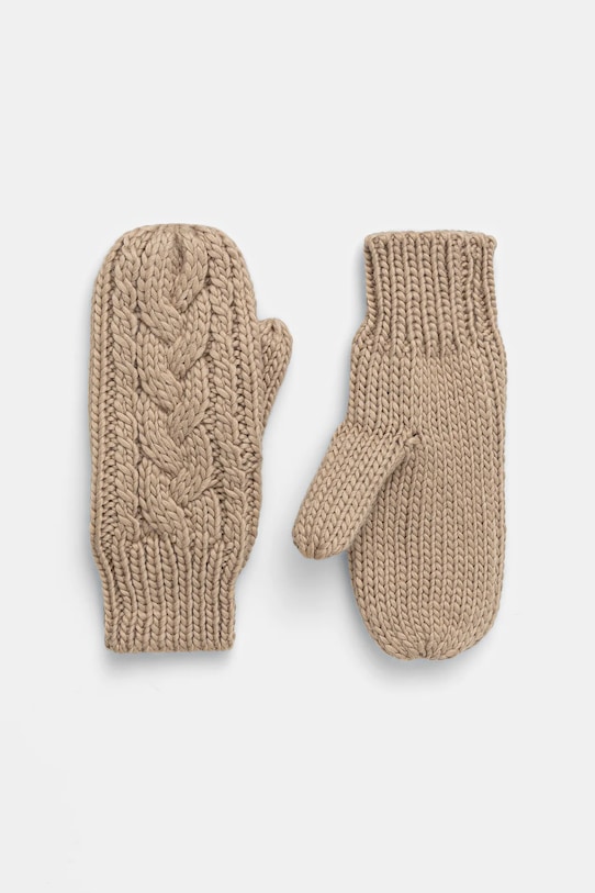 

Шерстяные перчатки Afra Mittens Eisbar, бежевый