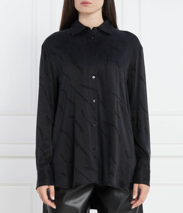 

Рубашка Celodine Regular fit Hugo, черный