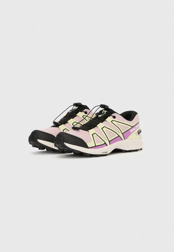 Унисекс походные ботинки speedcross Salomon, Dawn Pink/Acid Lime/Black — фото 2