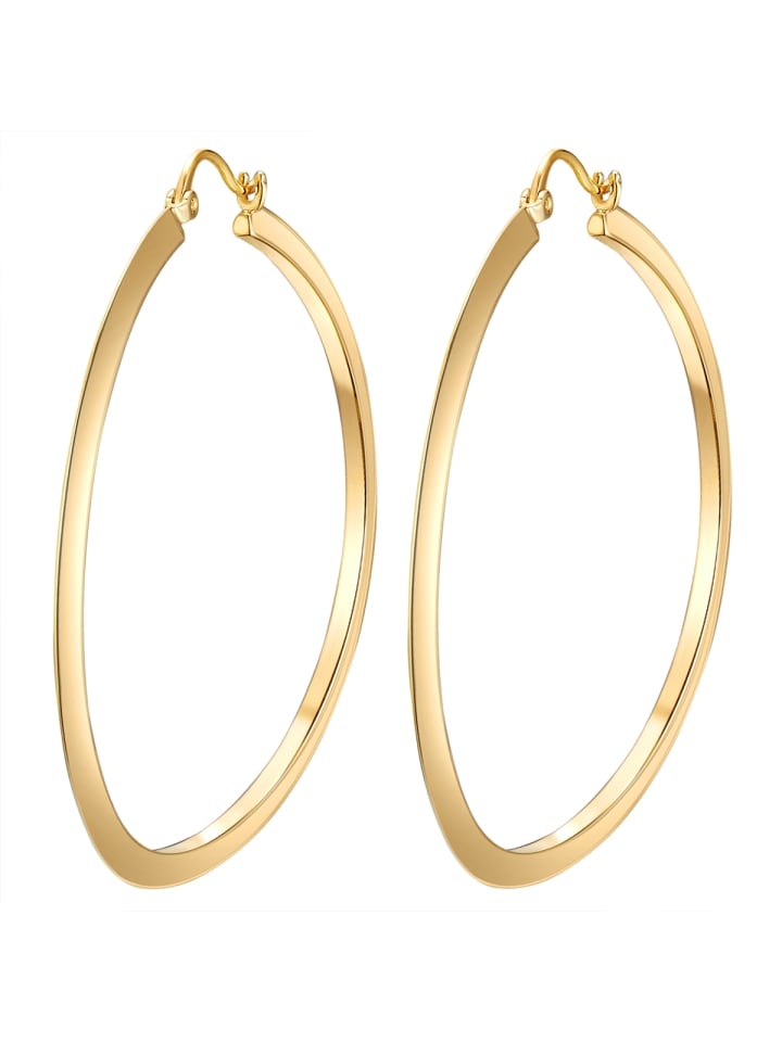 

Lulu & Jane Серьги из металлического сплава в оправе из желтого золота