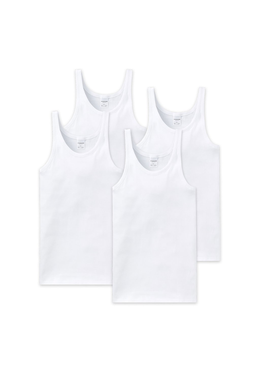 

Базовый слой 4 PACK Schiesser, белый