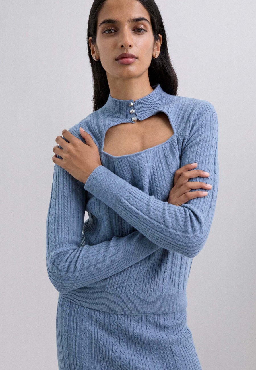 

Джемпер Scalpers BUTBRAIDOPENSET, Light Blue