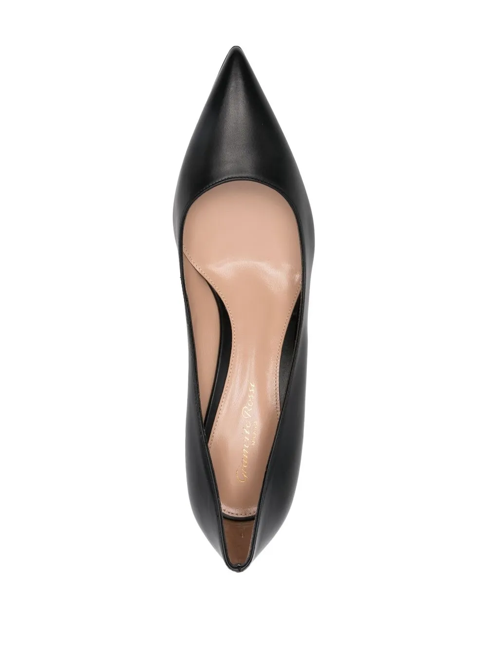 Туфли-лодочки с заостренным носком Gianvito Rossi, черный — фото 4