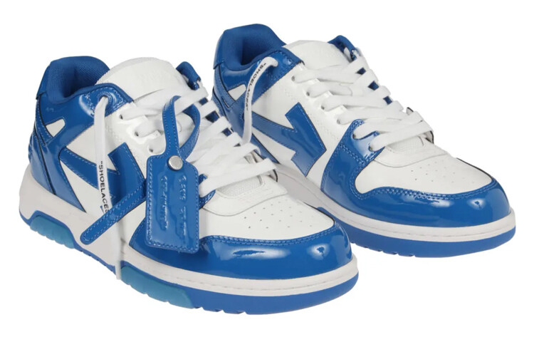 Кроссовки мужские Off-White Out Of Office, синий / белый — фото 3