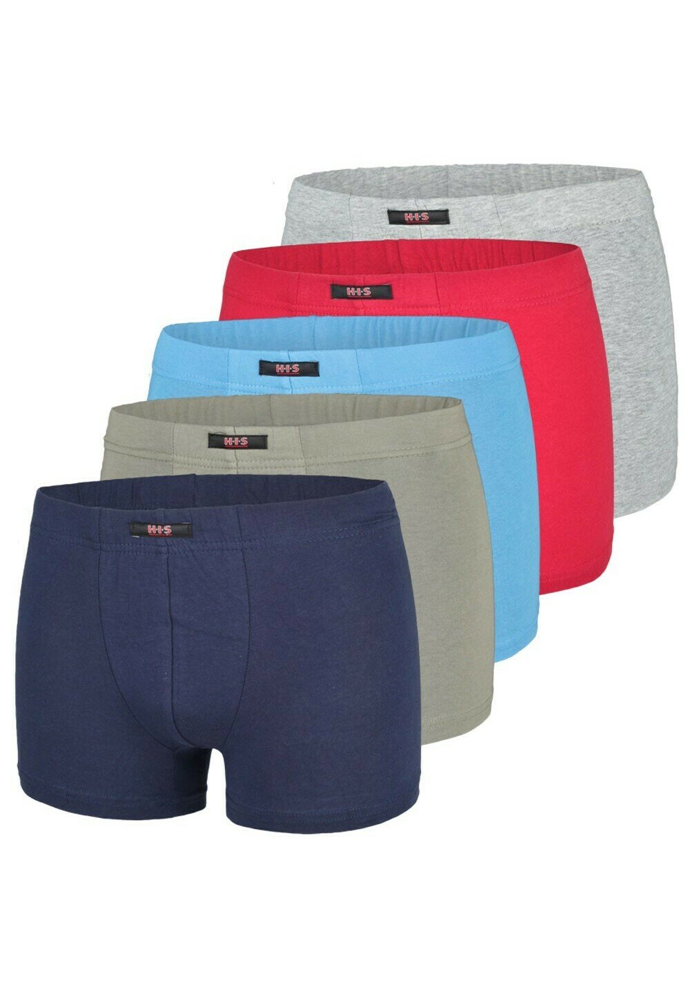 

Трусы 5 PACK H.I.S, серый