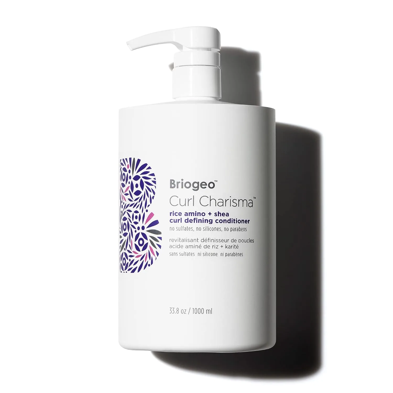 Briogeo Curl Charisma Rice Amino + Avocado увлажняющий кондиционер для волнистых, кудрявых и кучерявых волос 1000 мл (1 шт.)