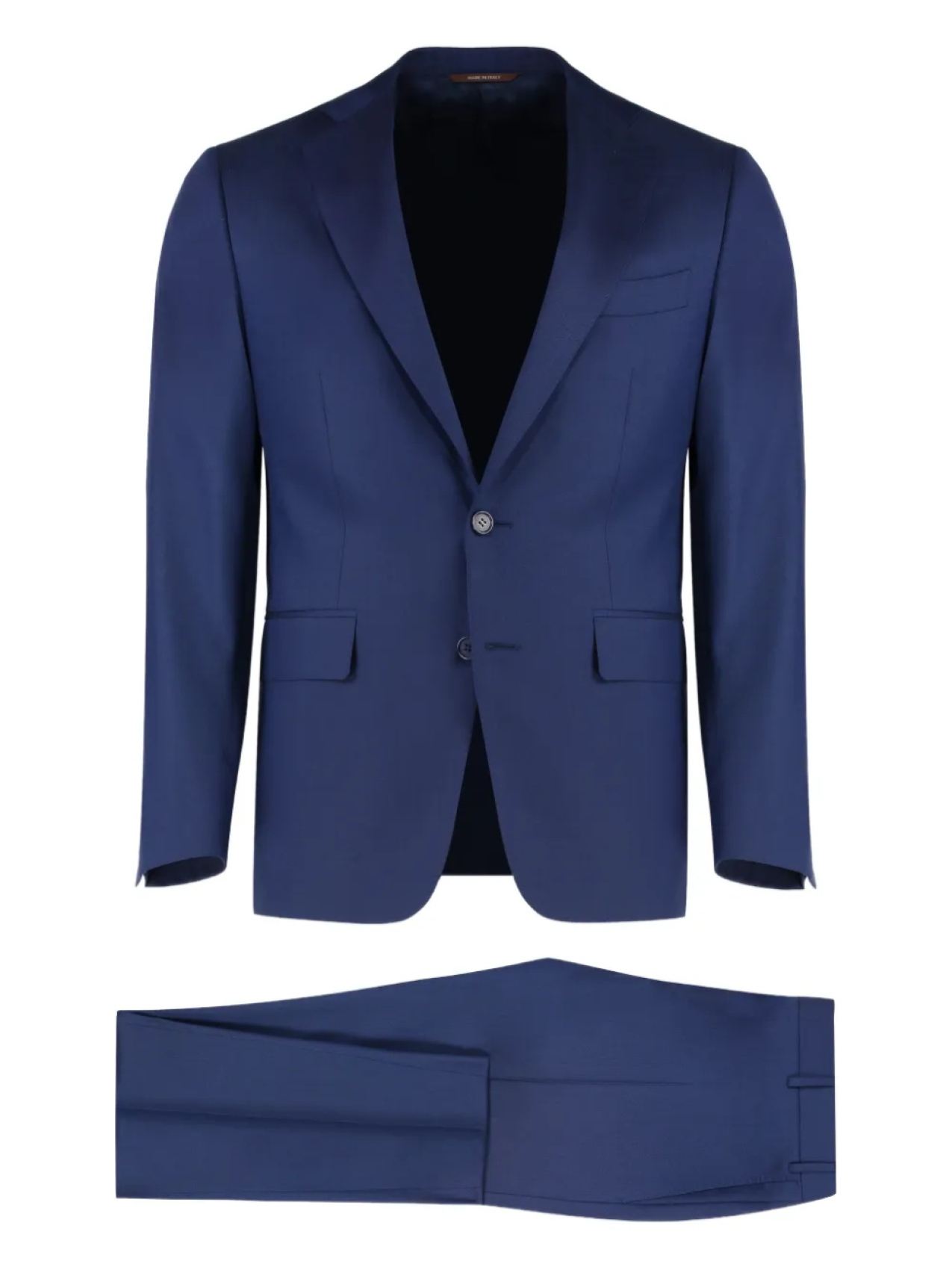 

Canali шерстяной костюм-двойка, синий
