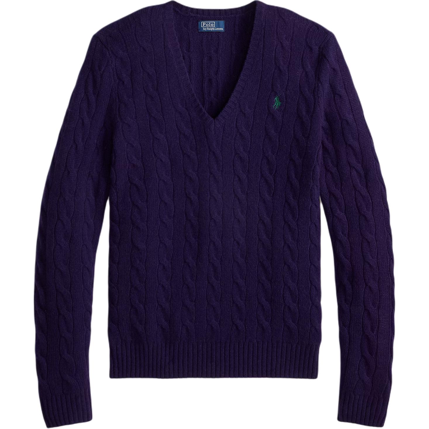 

Джемпер с V-образным вырезом Kimberly Polo Ralph Lauren, midnight фиолетовый