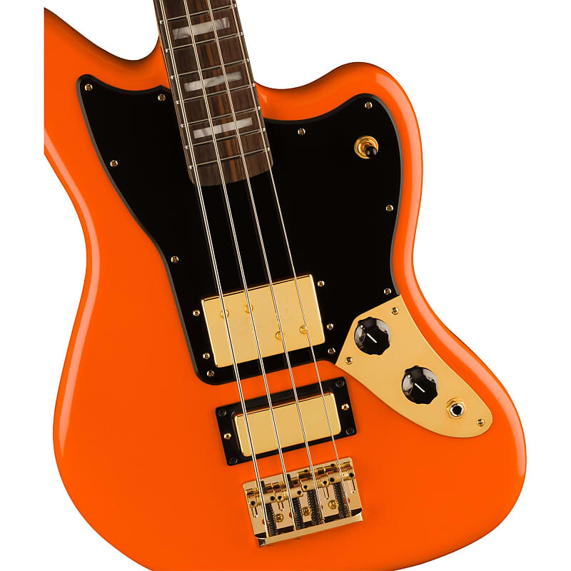 

Басс гитара Fender Limited Edition Mike Kerr Jaguar Bass 30" Scale Length - Tiger's Blood Orange