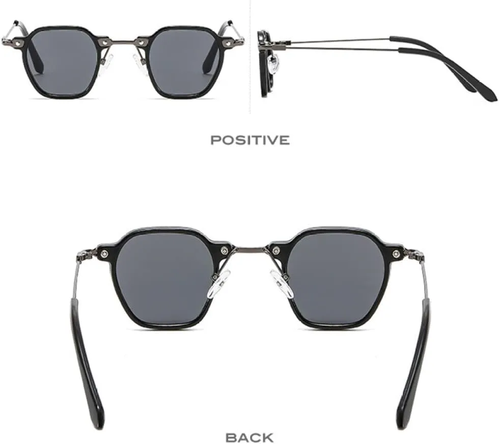 

Круглые солнцезащитные очки для женщин и мужчин в стиле панк с градиентными линзами, оправой из сплава и металла, модные солнцезащитные очки MTZJH, C08 Green