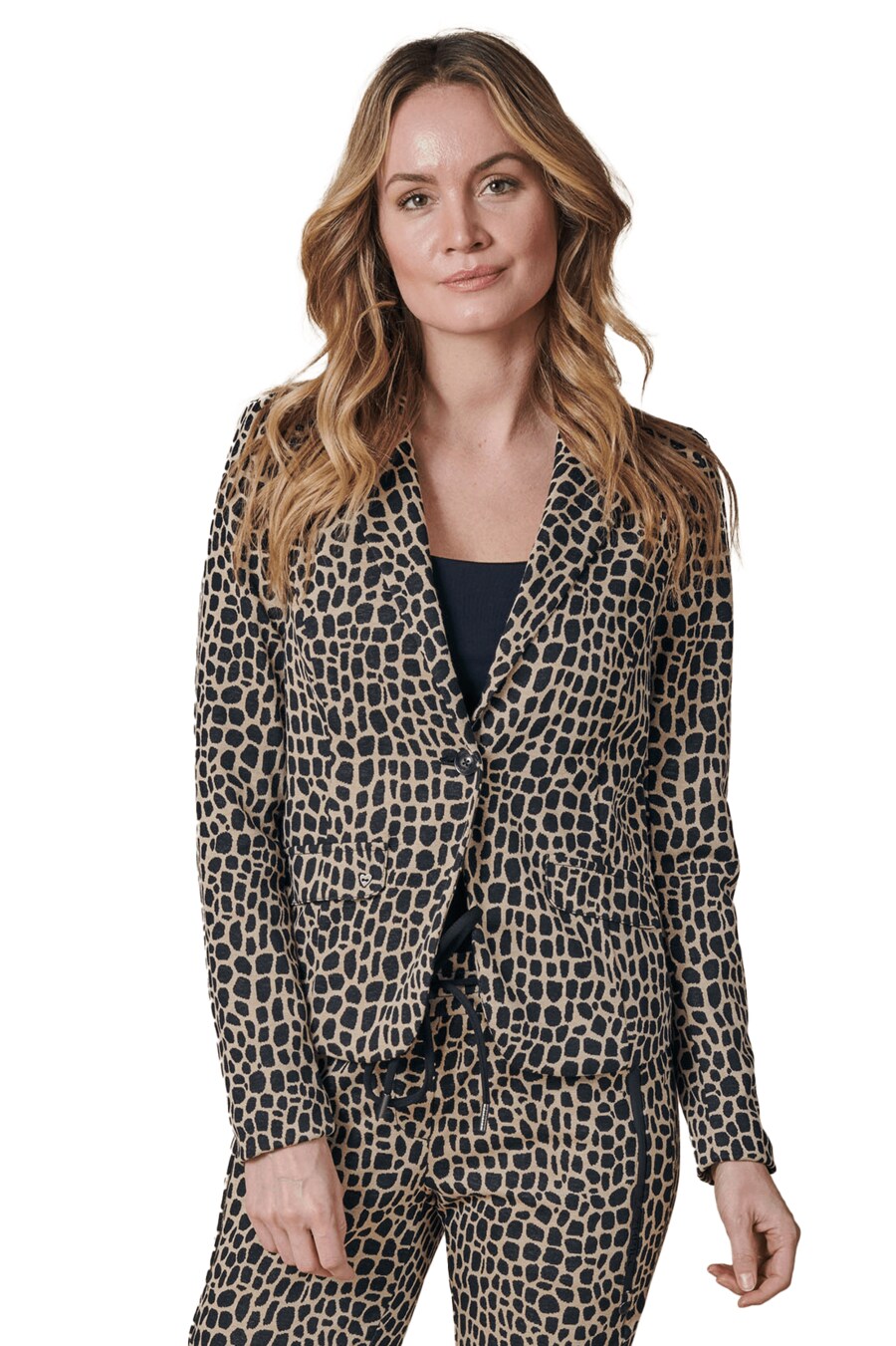 

Классический блейзер Zhrill Blazer, цвет beige/black