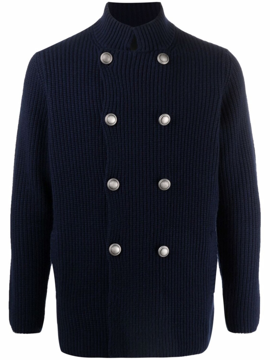 

Brunello Cucinelli кардиган в рубчик, синий