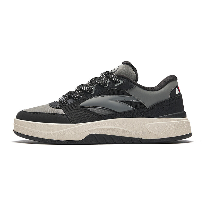 

Кроссовки ANTA Skateboarding Shoes Men Low-top Black/Loop Gray, черный